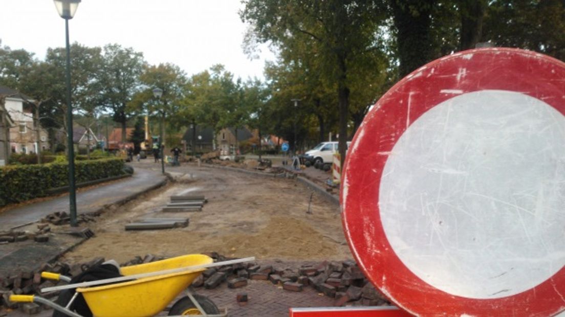 Het centrum in Rolde ging vorig jaar flink op de schop (Rechten: archief RTV Drenthe)