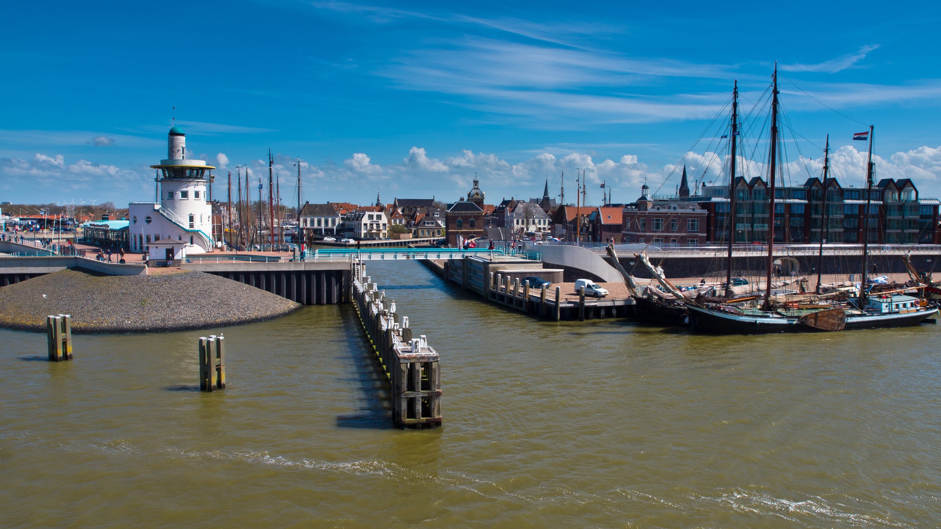 De haven van Harlingen