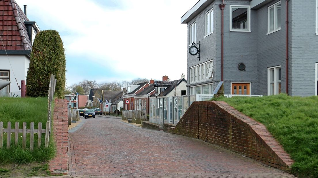 De Havenstraat in Zoutkamp (ter illustratie)