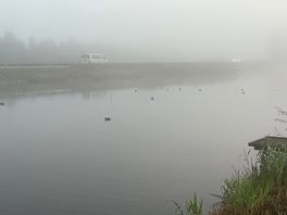 Mist op de vroege woensdagochtend.