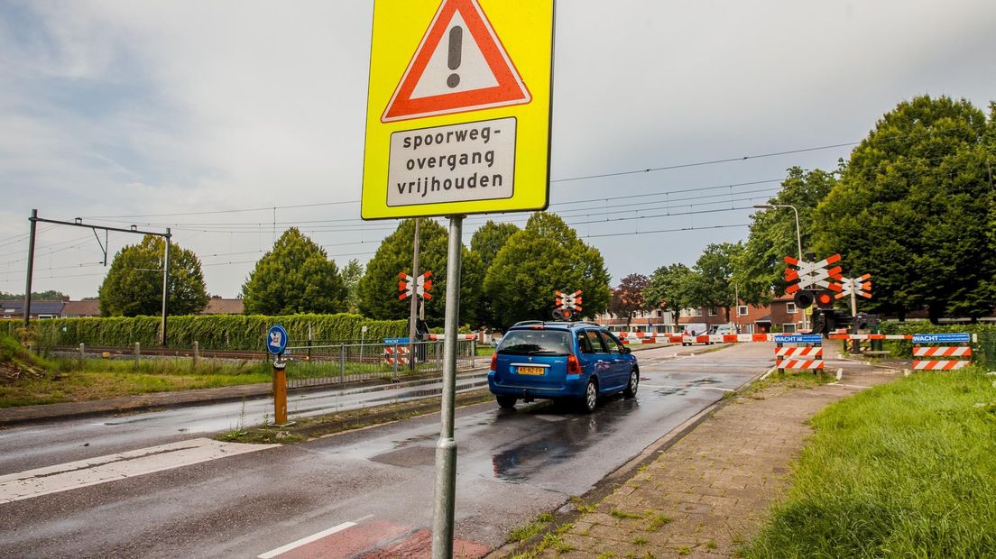 Storing aan overweg bij Borne