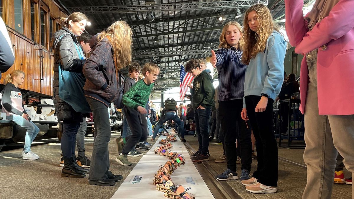 Recordpoging met robottreintjes: 'Die is niet van mij, die van mij