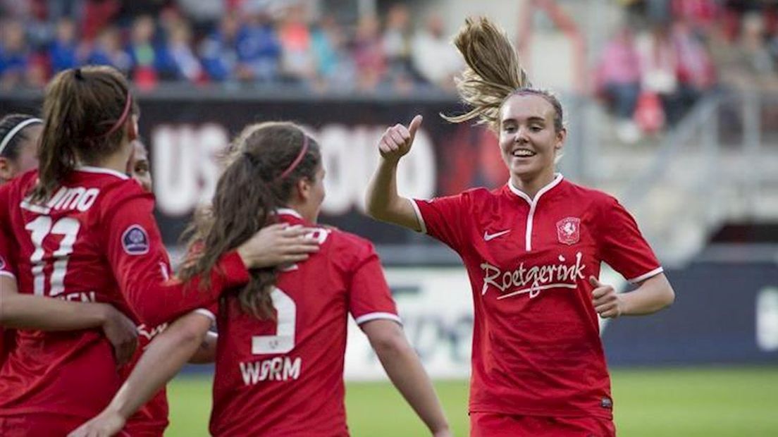 FC Twente Vrouwen maken gehakt van Brugge