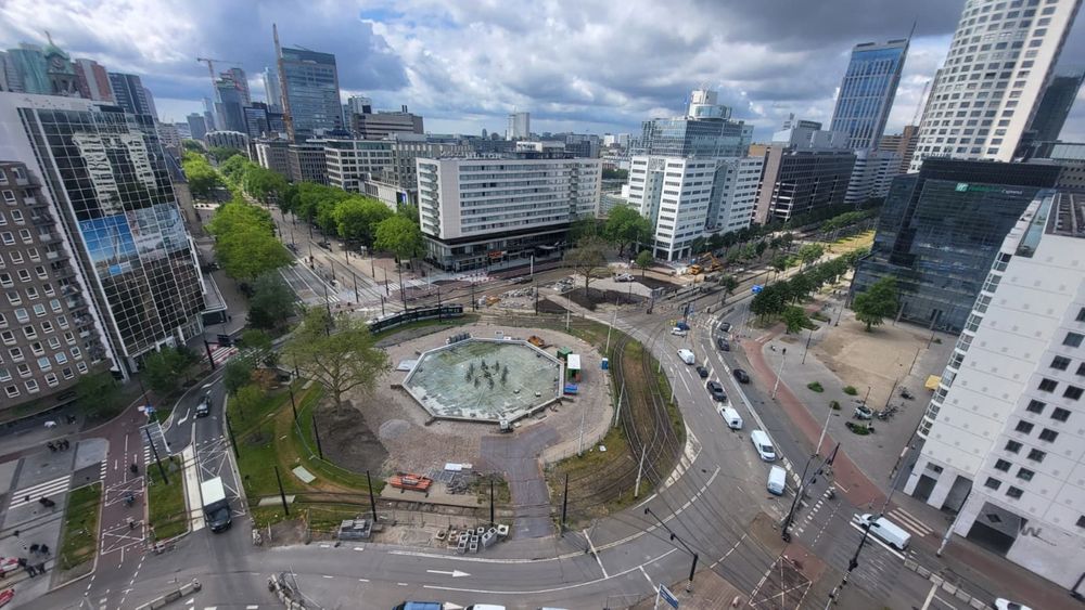 Verbouwing Hofplein bijna op de helft: minder asfalt en meer bomen al ...
