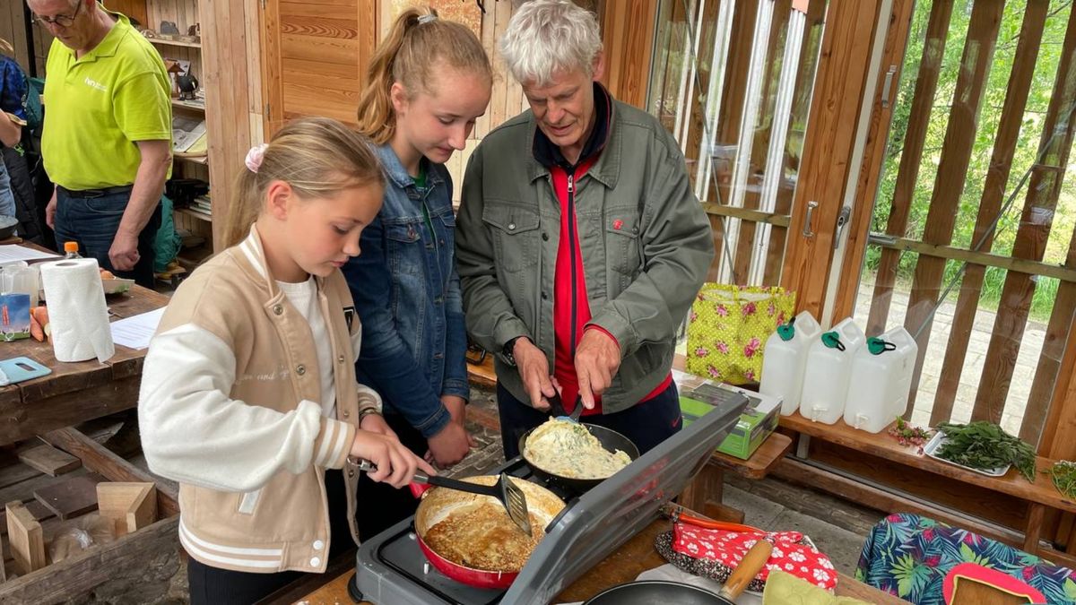In Kornhorn leren schoolkinderen koken met ingrediënten uit de natuur