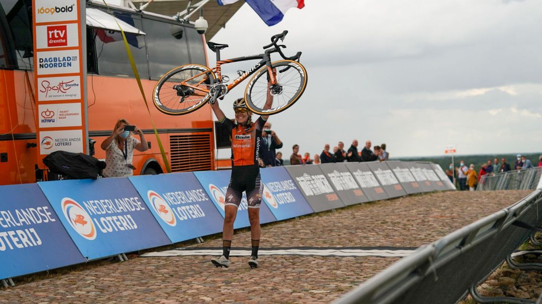 Anna van der Breggen pakt de Nederlandse titel op de VAM