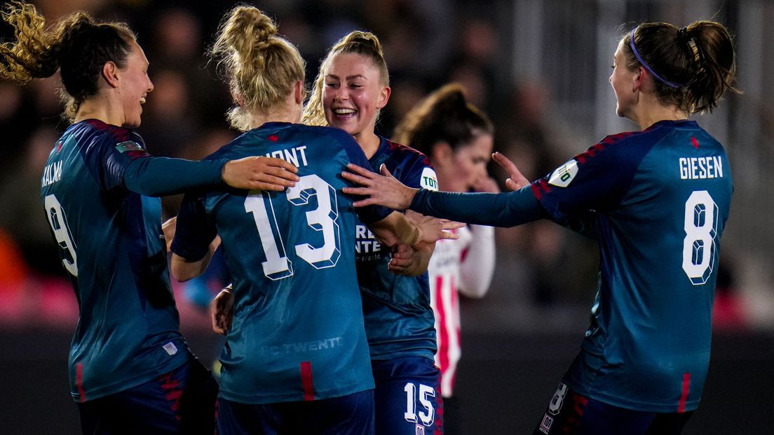 FC Twente Vrouwen wint ook van PSV