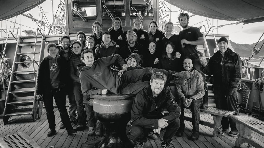 De crew van de bark EUROPA | Eigen foto