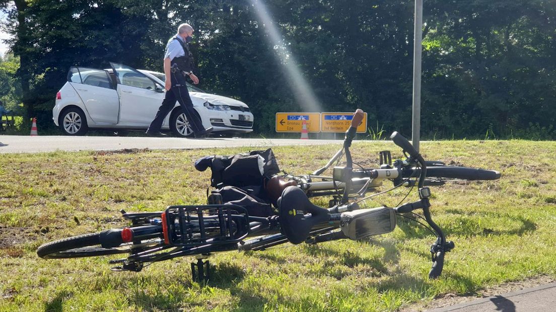 Ernstig verkeersongeluk in het grensgebied