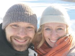 Ek al binne de winters lang, Esther Visser (34) hat it nei it sin yn Sweden
