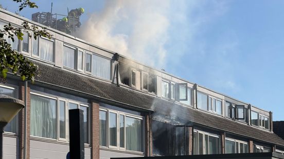 Negen woningen ontruimd vanwege brand