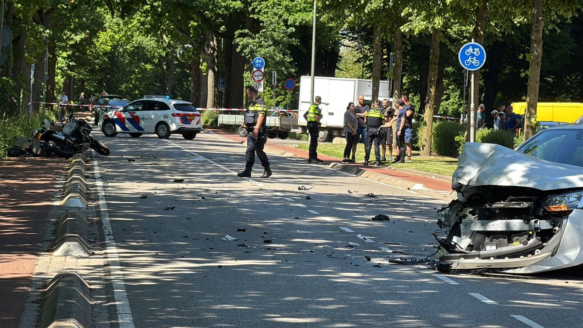 Motorrijder gewond bij botsing met auto in Maastricht