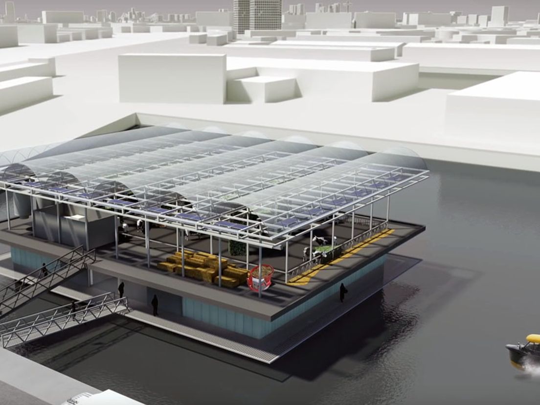 Impressie van de Floating Farm