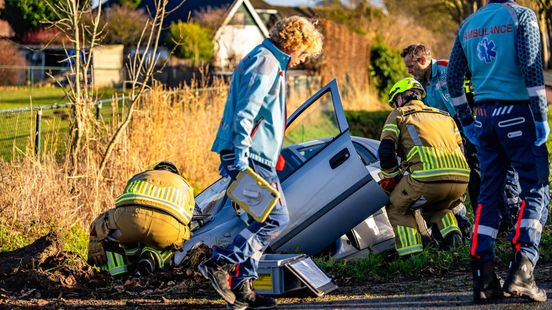 Ernstig ongeval Winssen, bestuurder overleden