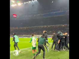 Het laatste fluitsignaal gezien bij de dug-out van Feyenoord.