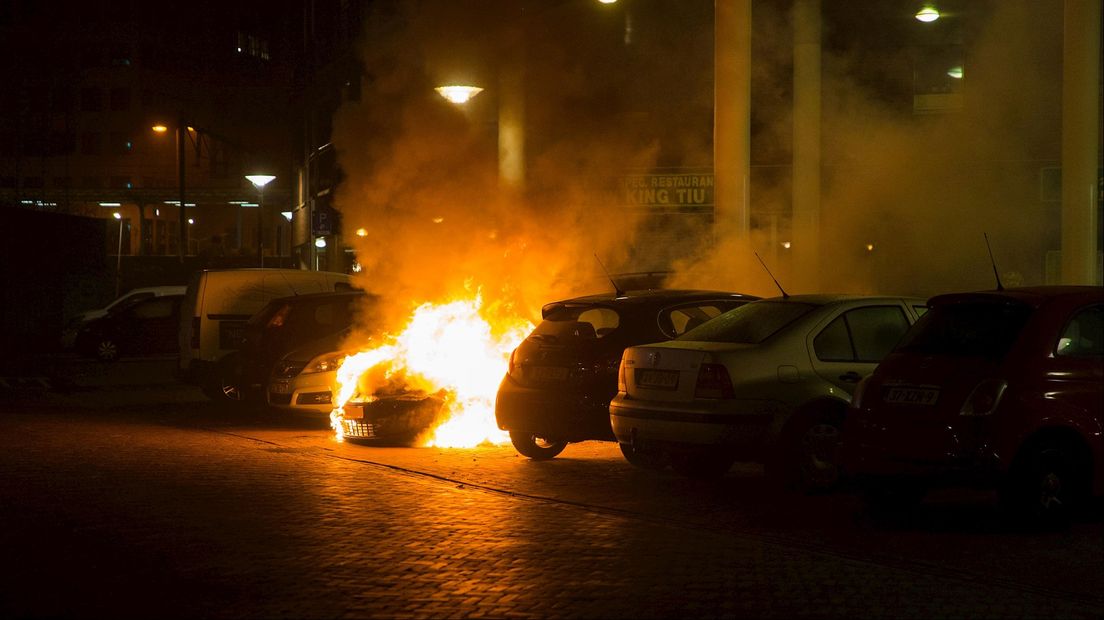 Autobrand in Deventer