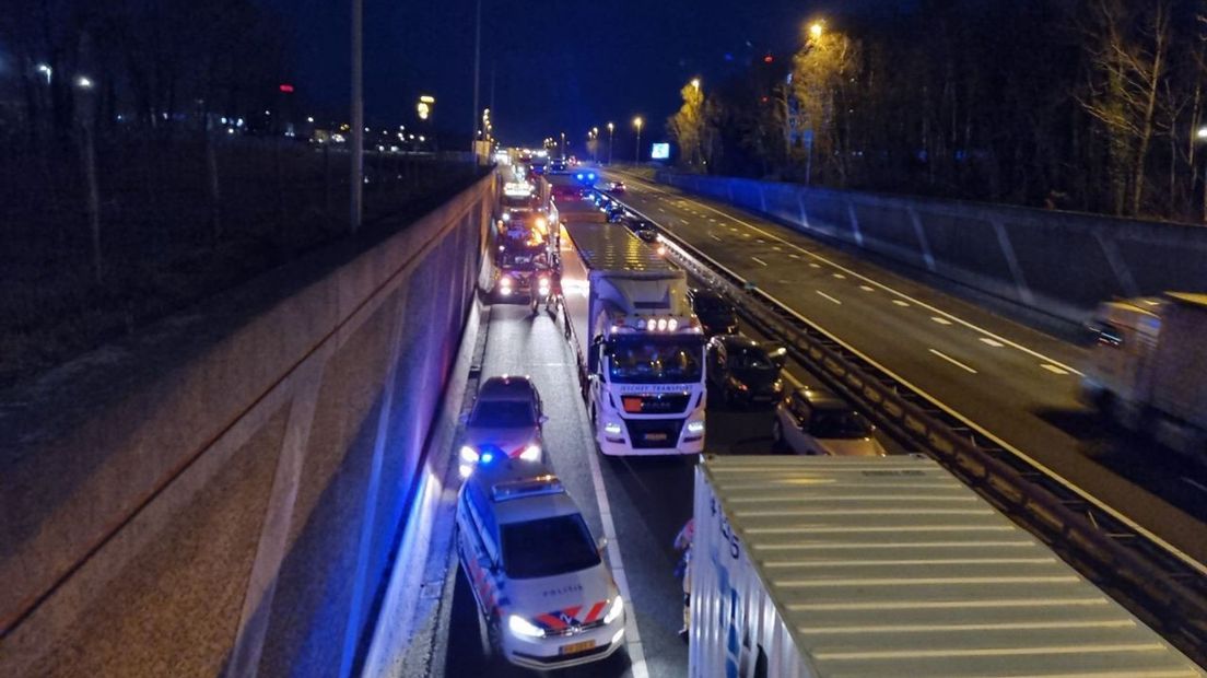 A1 afgesloten vanaf Hengelo-Noord richting Amsterdam