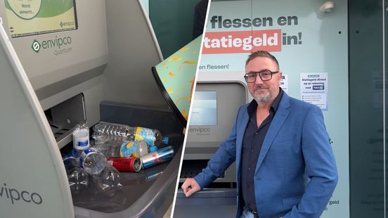 Handig! Bij deze statiegeldautomaat lever je alles in één keer in