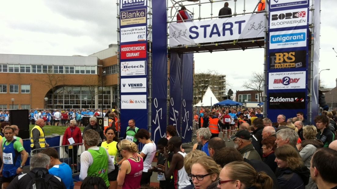 Deelnemers bij de Cascaderun van 2012