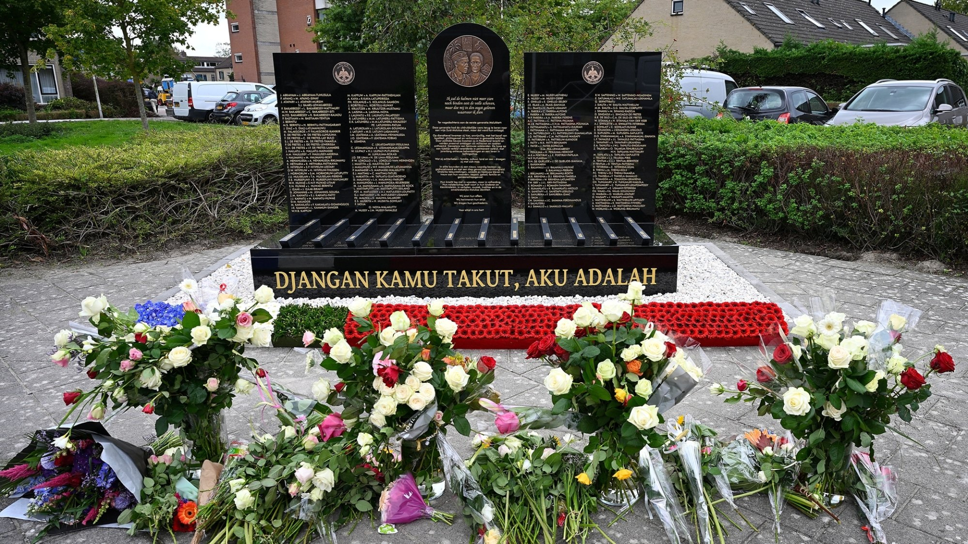 Het monument voor de eerste generatie Molukkers in Capelle.