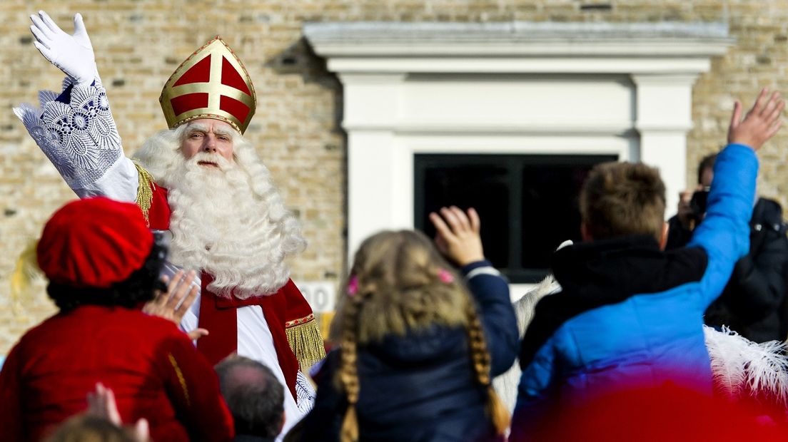 Sinterklaas tijdens een intocht