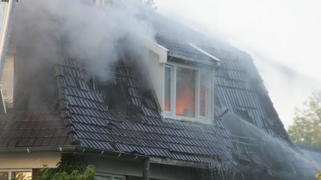 Alle bewoners waren op tijd uit het pand