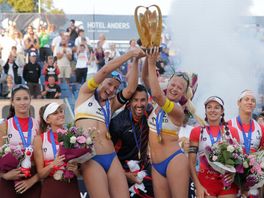 Europees kampioene Katja Stam: 'Voor het eerst volkslied op een groot toernooi was echt fantastisch'