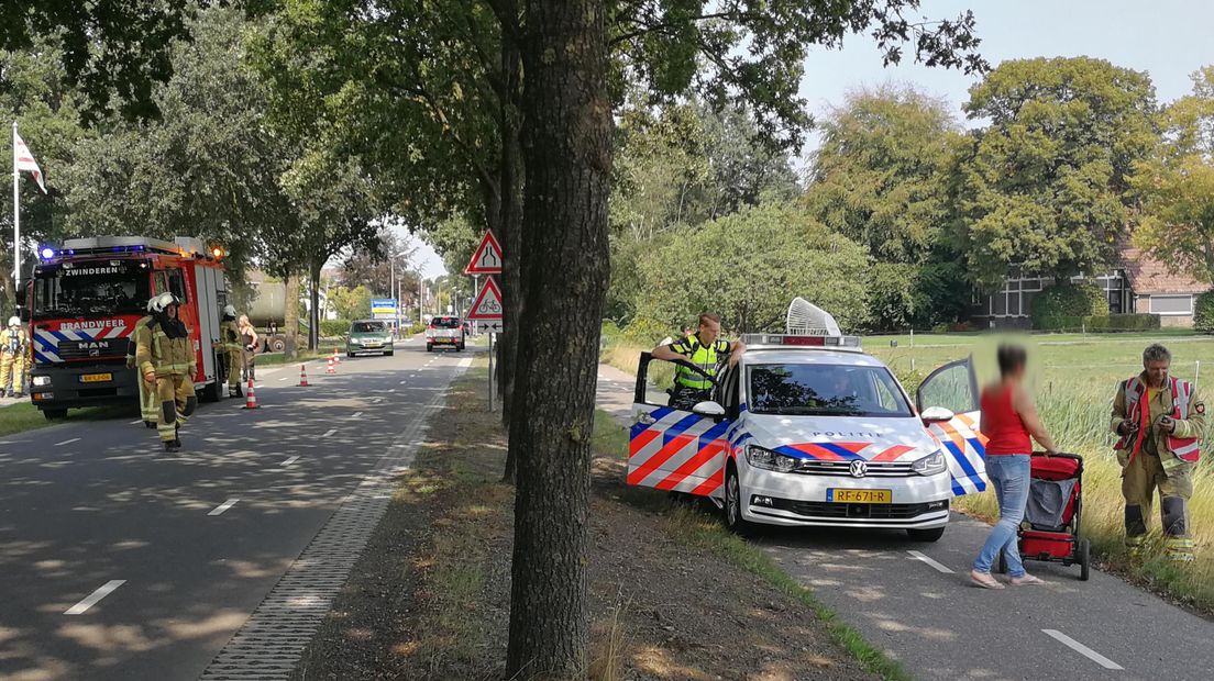 Gaslek in Nieuwlande (Rechten: Persbureau Meter)