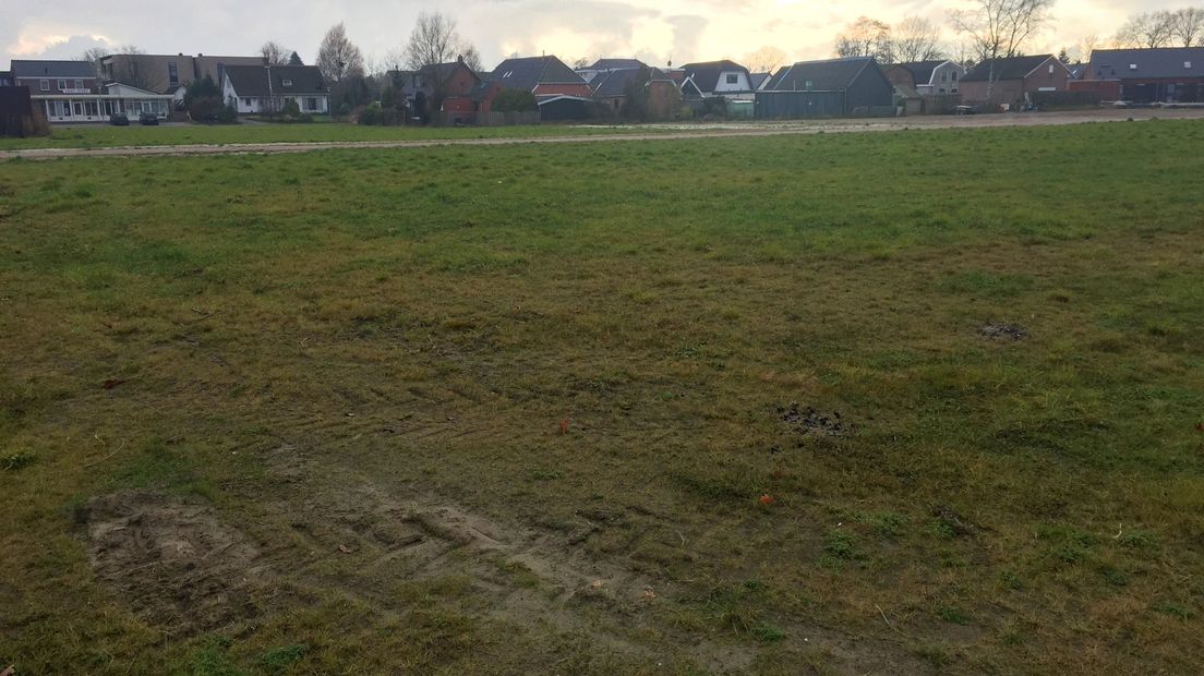 De locatie waar De Hoorn had moeten komen.