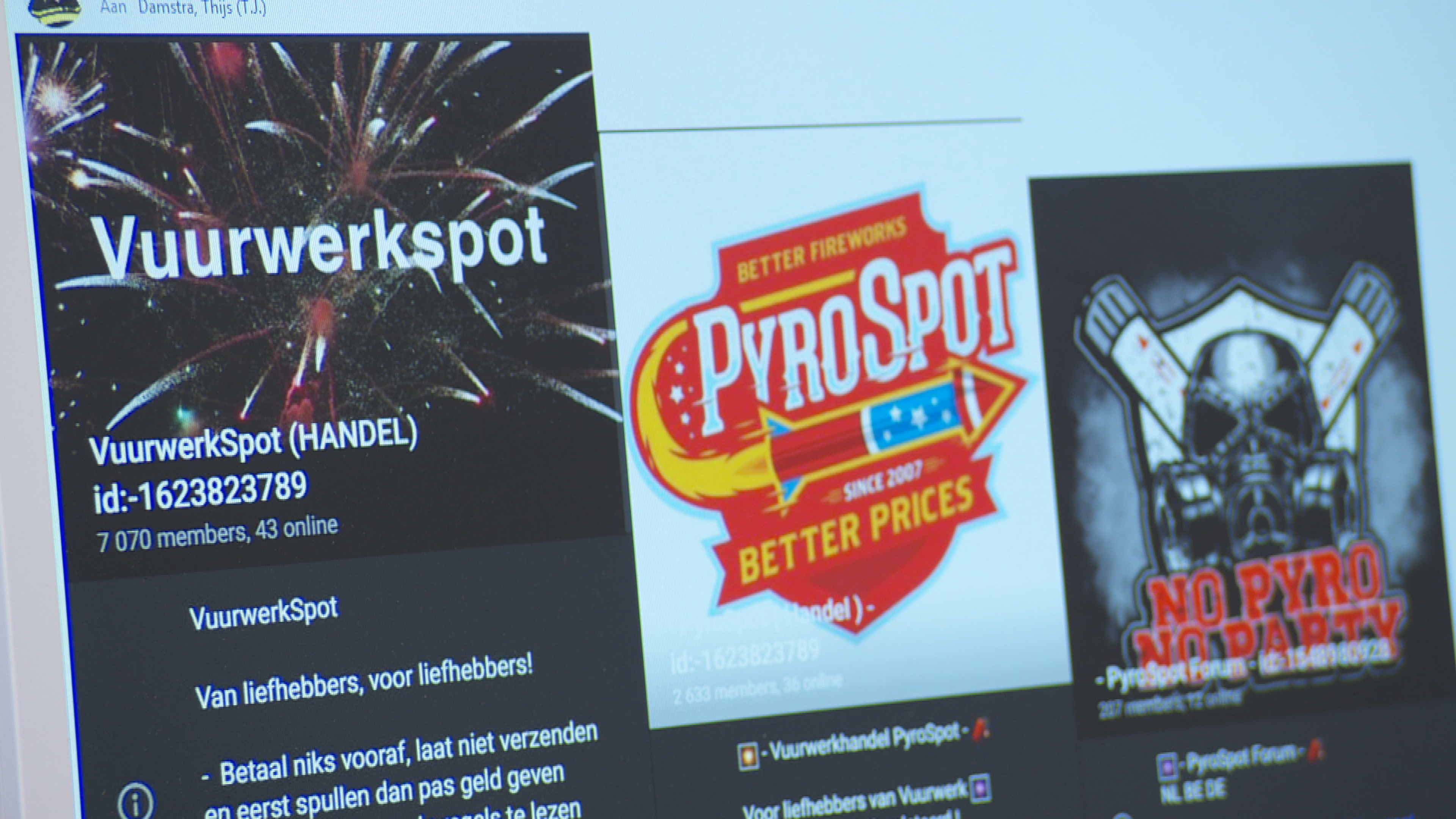 Netwurk foar hannel yn yllegaal fjoerwurk ûntmantele: "Eksplosiven mei kracht granaat"