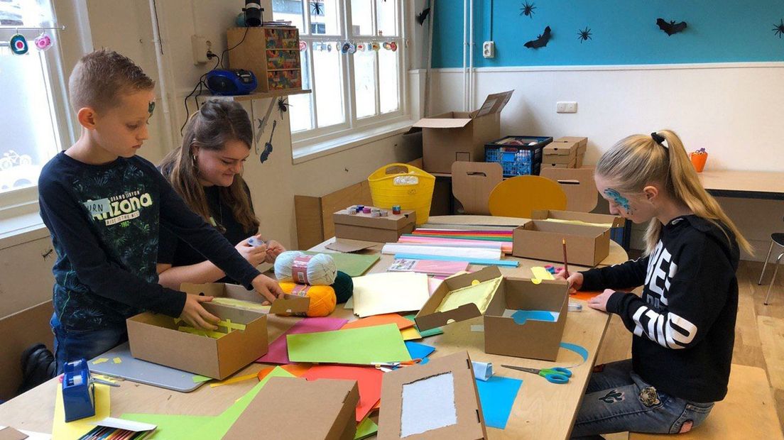 Kinderen in de kinderopvang.