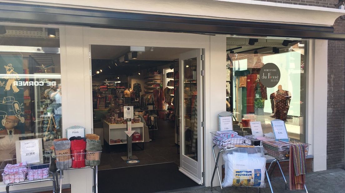 De winkel Du Fossé in Sluis