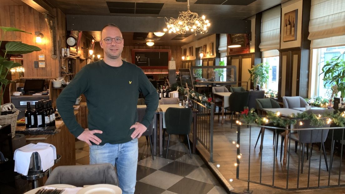 Eigenaar Janco Staal van restaurant De Proeverij zou normaal honderd gasten per dag verwachten