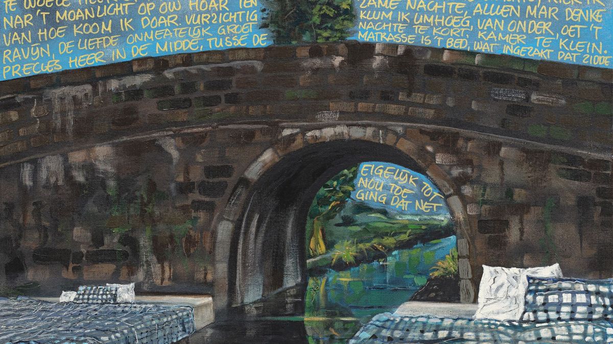 Zanger Jack Poels exposeert nieuwe schilderijen - L1 Nieuws