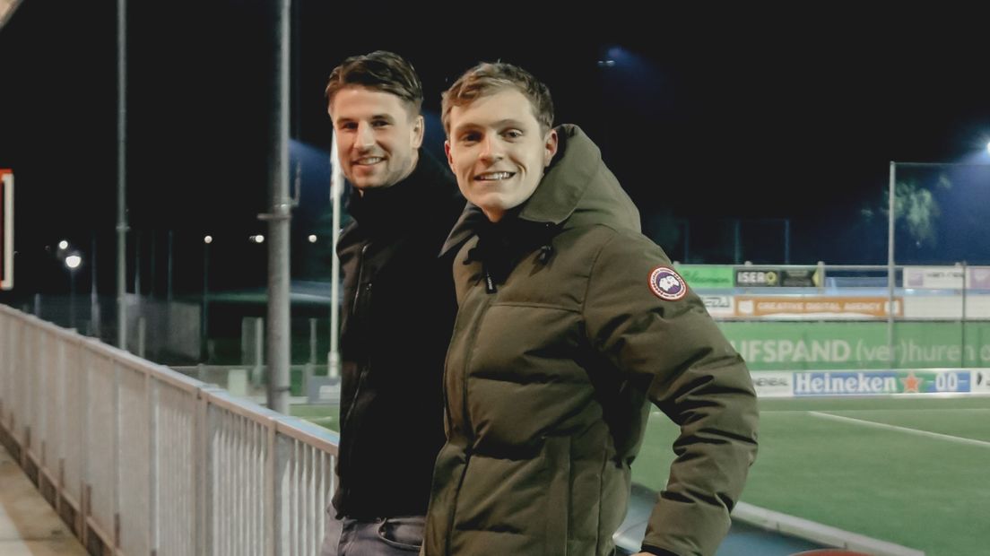 Max den Boer en Lars Rebergen, twee basisspelers uit de eigen jeugd van DOVO