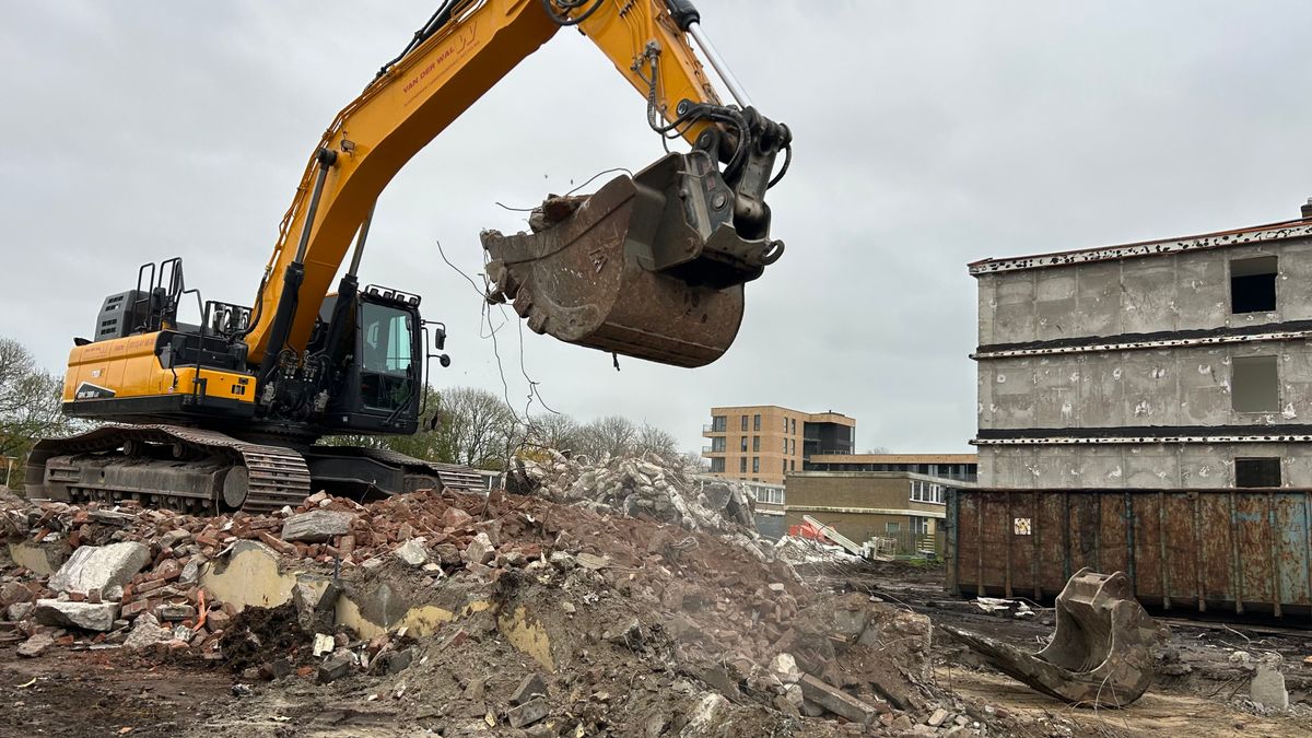 Nieuwe flats gemaakt van oud beton: grote verbouwing Leeuwarder wijk Heechterp