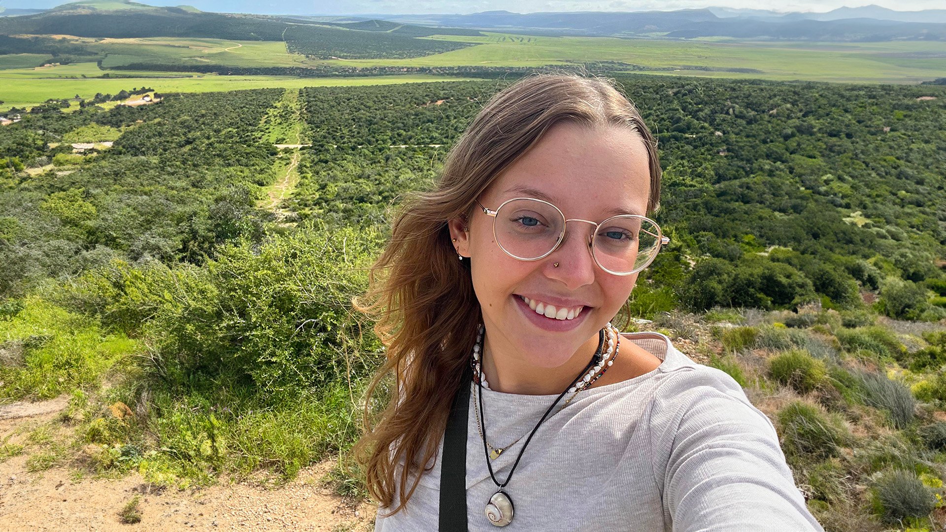 In het Zuid-Afrikaanse landschap