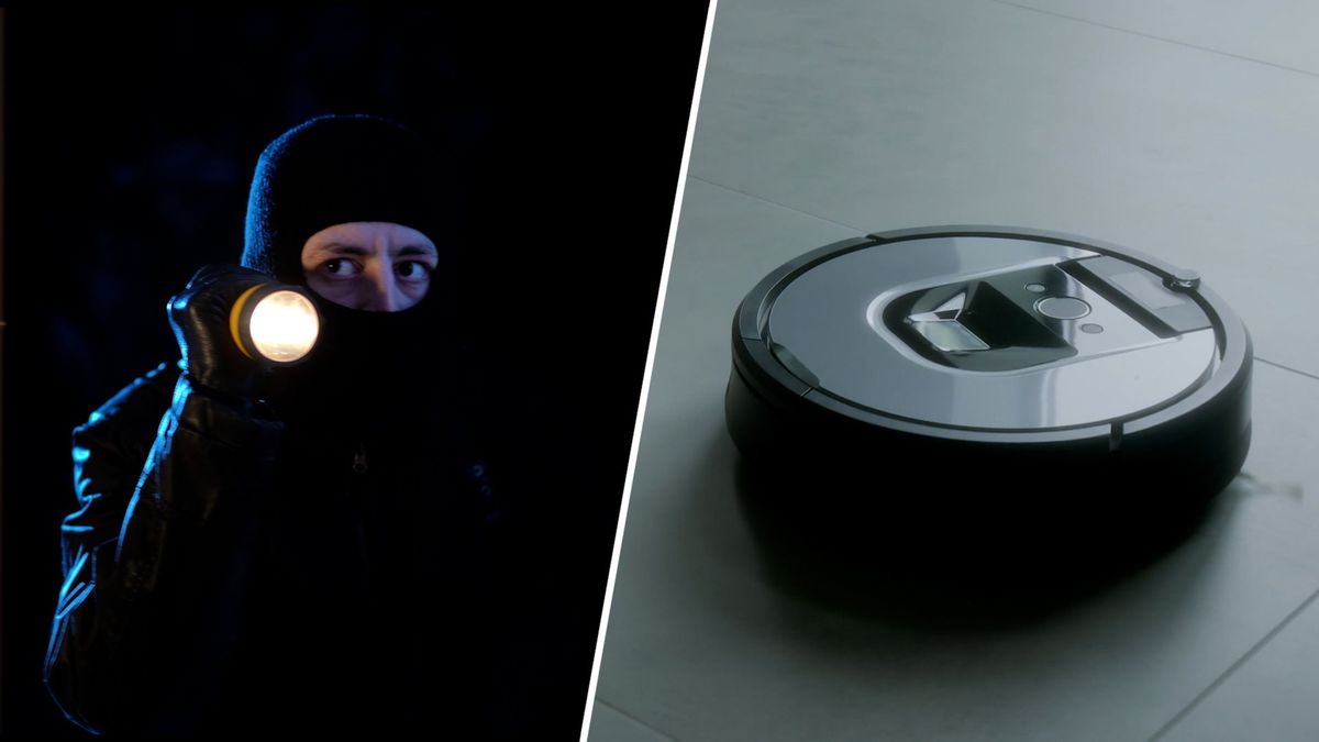 Een inbreker? Nee, de politie rukte uit voor een robotstofzuiger
