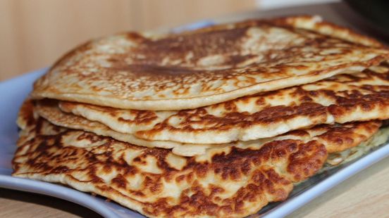 Pannenkoeken eten voor de Fabian Foundation