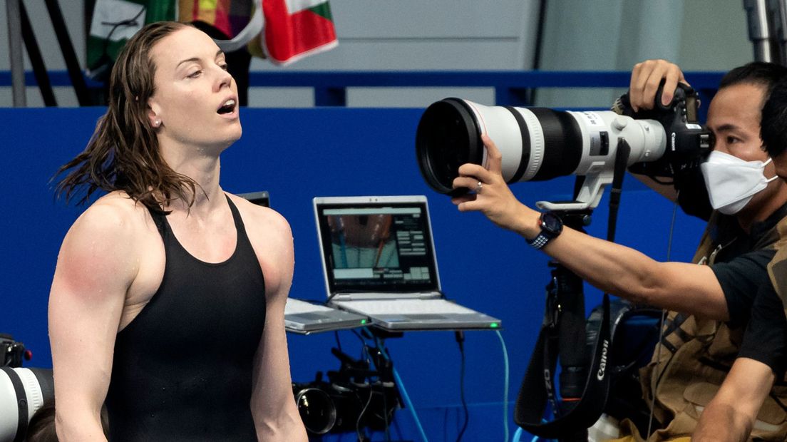 Femke Heemskerk na haar olympische finale