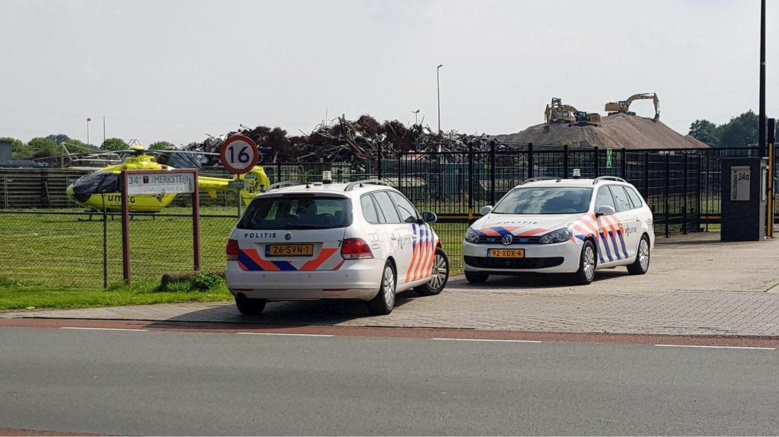 Bedrijfsongeluk bij Van Merksteijn in Raalte