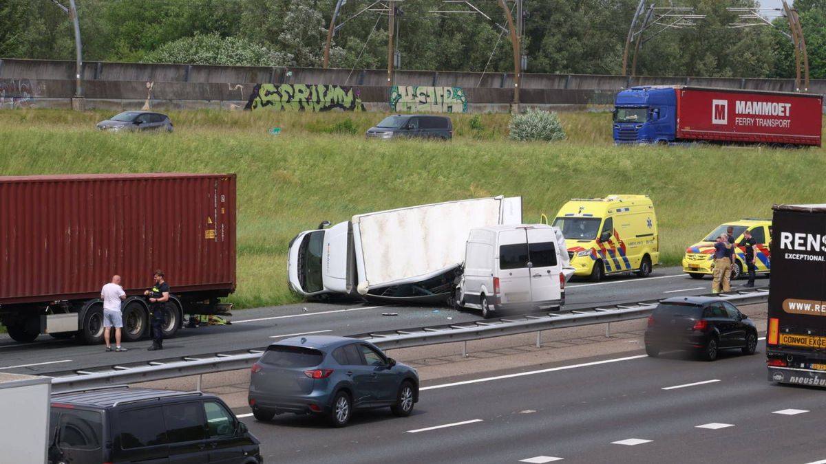 Zwaar ongeluk op A15