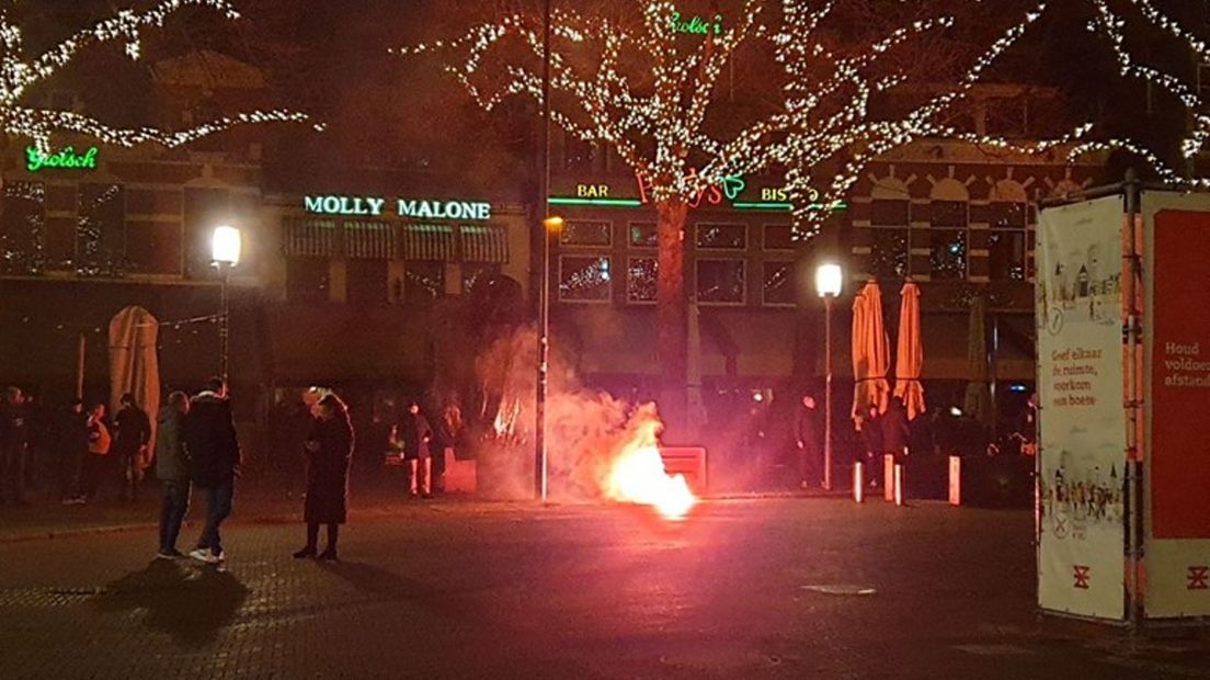 Brandje in het centrum van Enschede