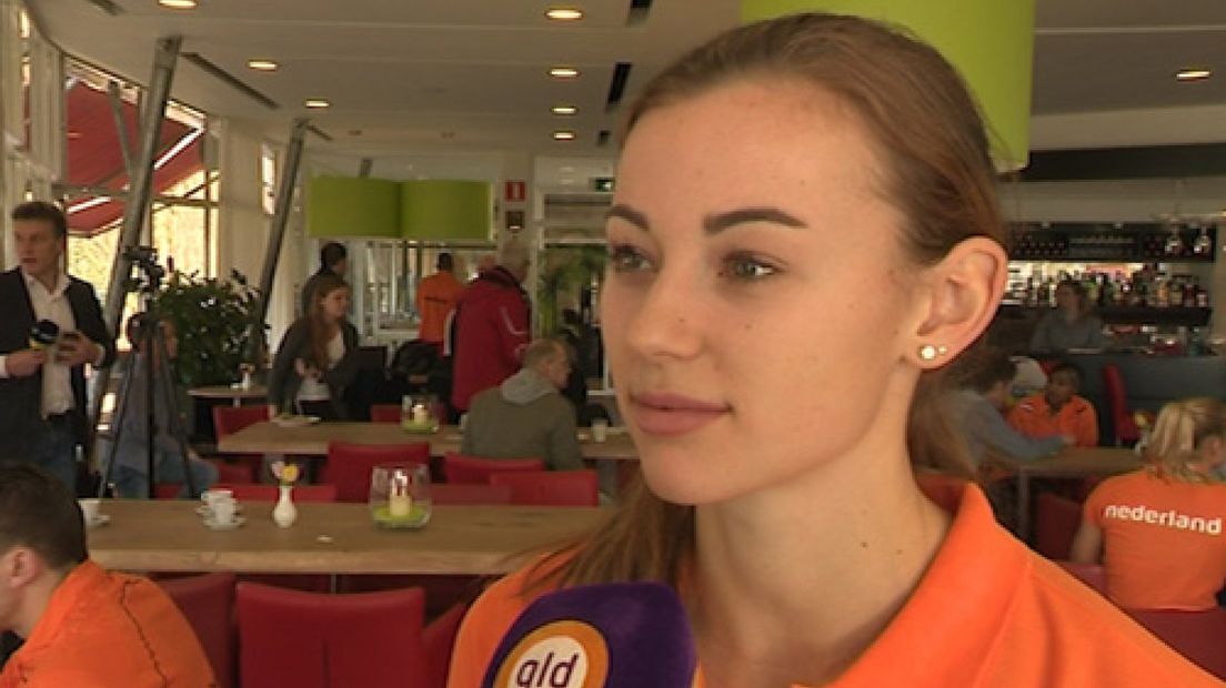 Nadine Visser ten val in halve finale EK