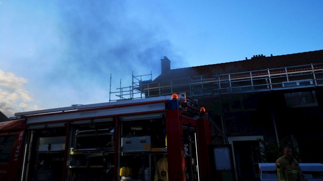 Woning staat in brand in Almelo