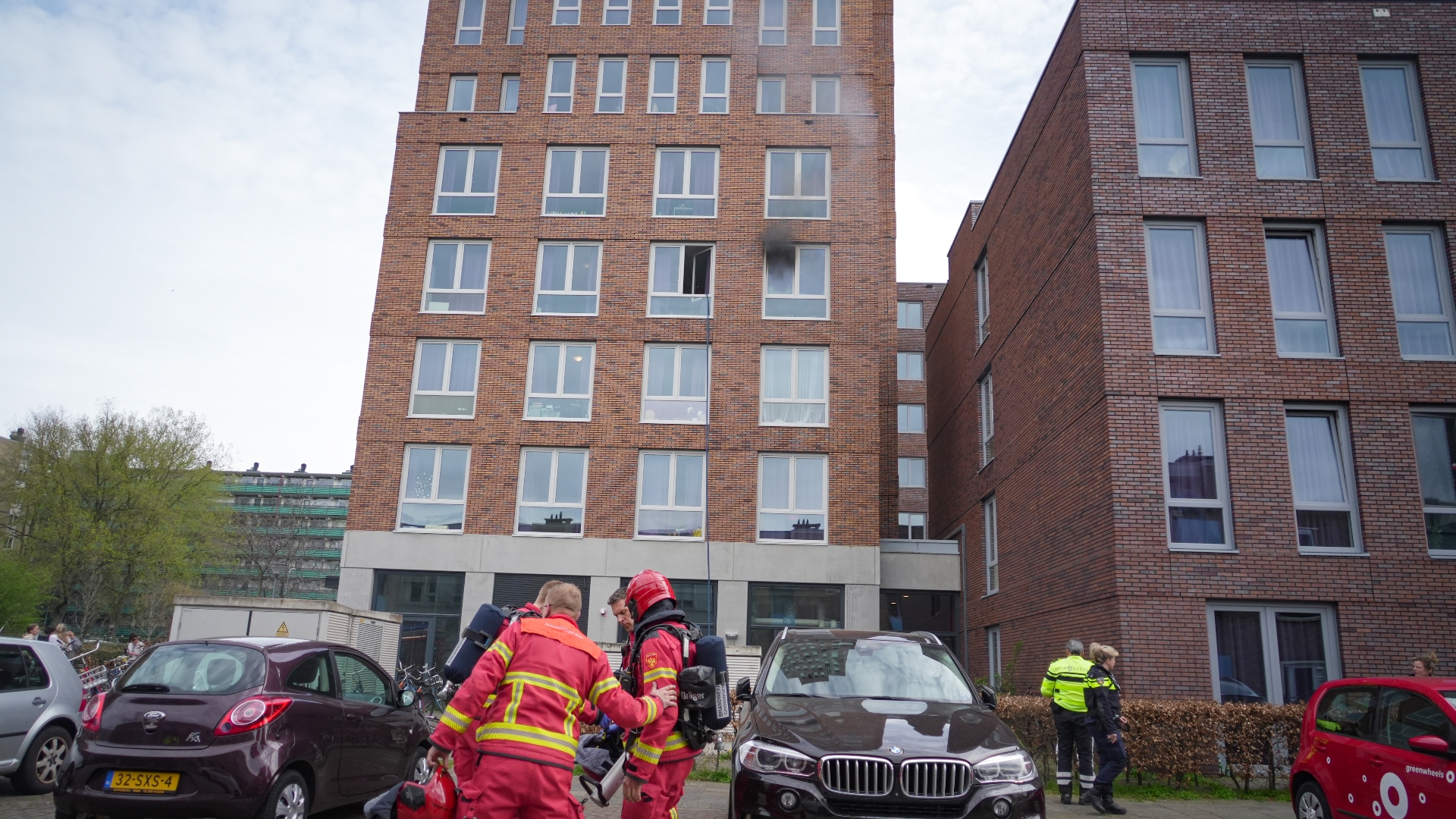 112-nieuws: Brand in appartementencomplex in Stad onder controle