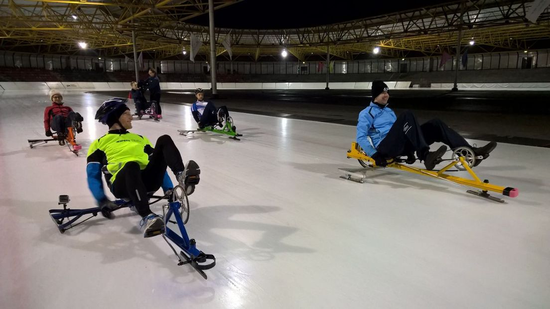 Icebykes klaar voor de start