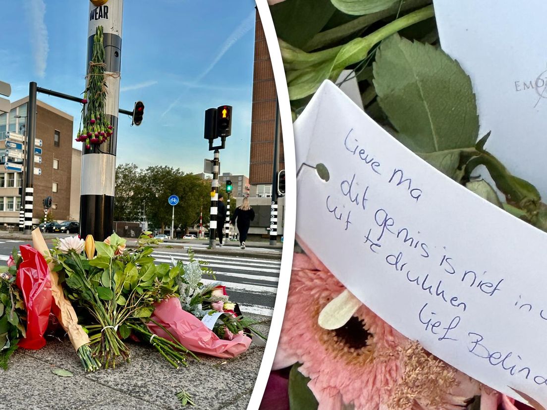 Op de plaats van het ongeval worden bloemen en liefdevolle briefjes achtergelaten