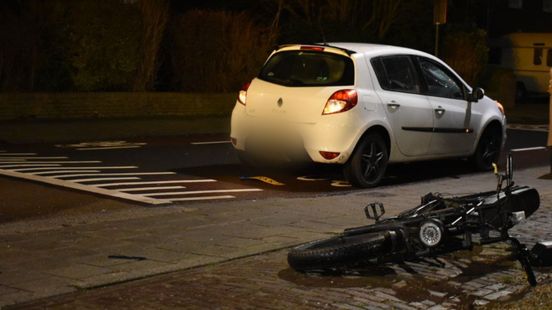 Bestuurder fatbike gewond na aanrijding. Bestuurder fatbike gewond na aanrijding.