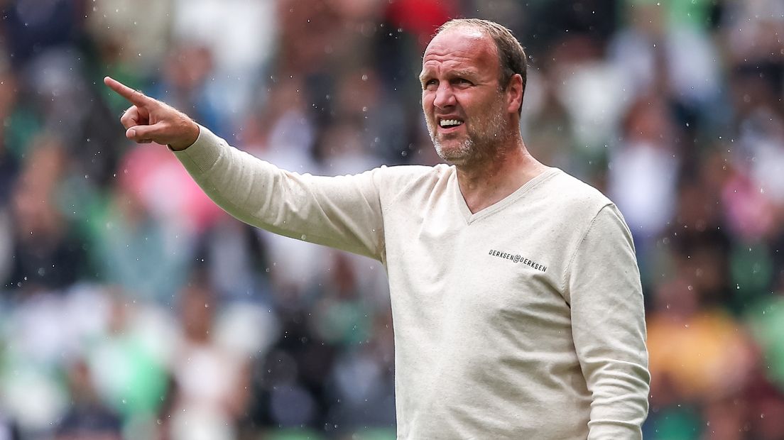 FC Groningen-trainer Dick Lukkien